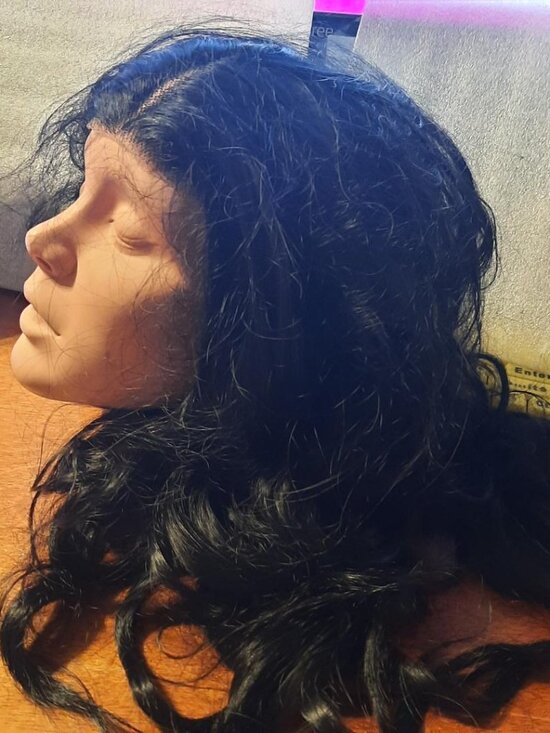 NEW ! Wig 26 Inch Long Hair Wig Curly Black